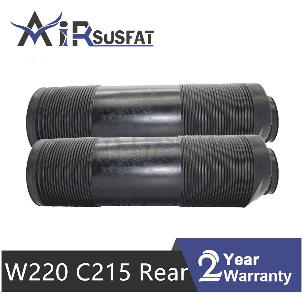 ya 1 8.5.4 Pair for Mercedes W220 C215 Rear Dust Cover ABC Hydraulic Shock Rubber Boot
