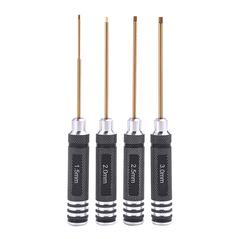 ya 26 4-Pack Screw Driver Set 1.5mm 2.0mm 2.5mm 3.0mm Allen Wrench for Key Screwdr