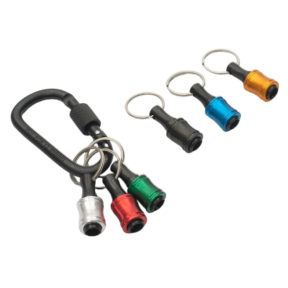 ya 26 Screwdriver Bit Holder 60mm/2.36 Inch Aluminum Alloy Carabiner Extension Bar