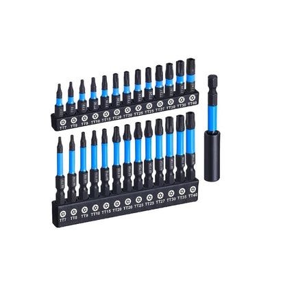 ya 26 27Pcs Steel Adapter Driver Bits Screwdriver Bit Tool For Multiple Surfaces
