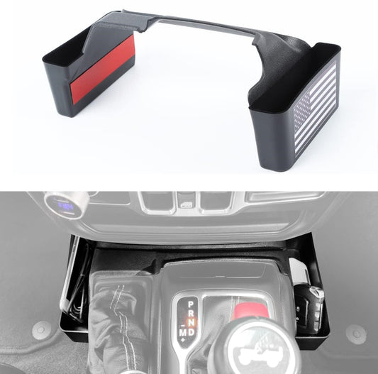 ya 8 5.26 For 2020-2025 for Jeep Gladiator Center Console Shifter Storage Box Gear Shift Trays