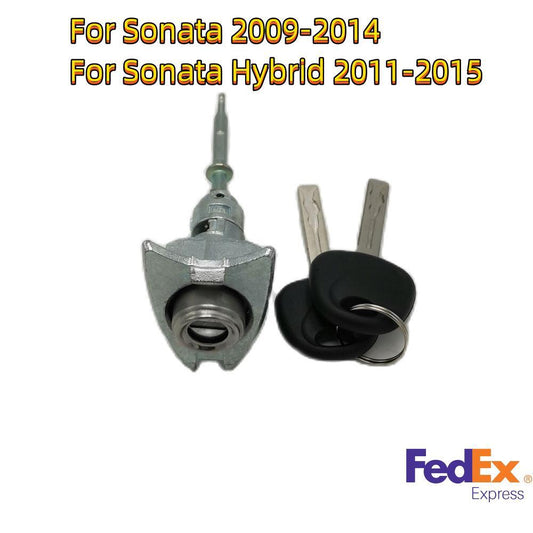 ya 3 6.23 Car Door Lock Cylinder & 2 Keys 81970-3SA00 For Sonata 2009-2014 Hybrid 2011-15