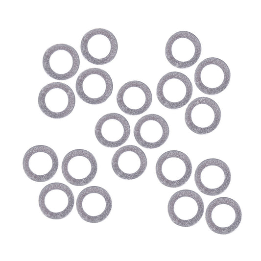 ya 12 5.21 20pcs Engine Oil Grinder Aluminum Drain Plug Gasket Seal 11.9mm ID. 19.7mm OD