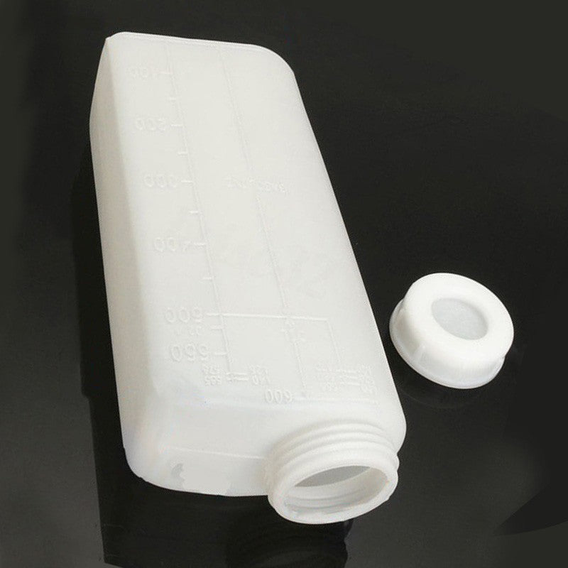 ya 17 600ml Fuel Oil Mixing Bottle 25:1 For 2-Circle Gas Scooter Motorcycle Chainsaw