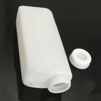 ya 17 600ml Fuel Oil Mixing Bottle 25:1 For 2-Circle Gas Scooter Motorcycle Chainsaw
