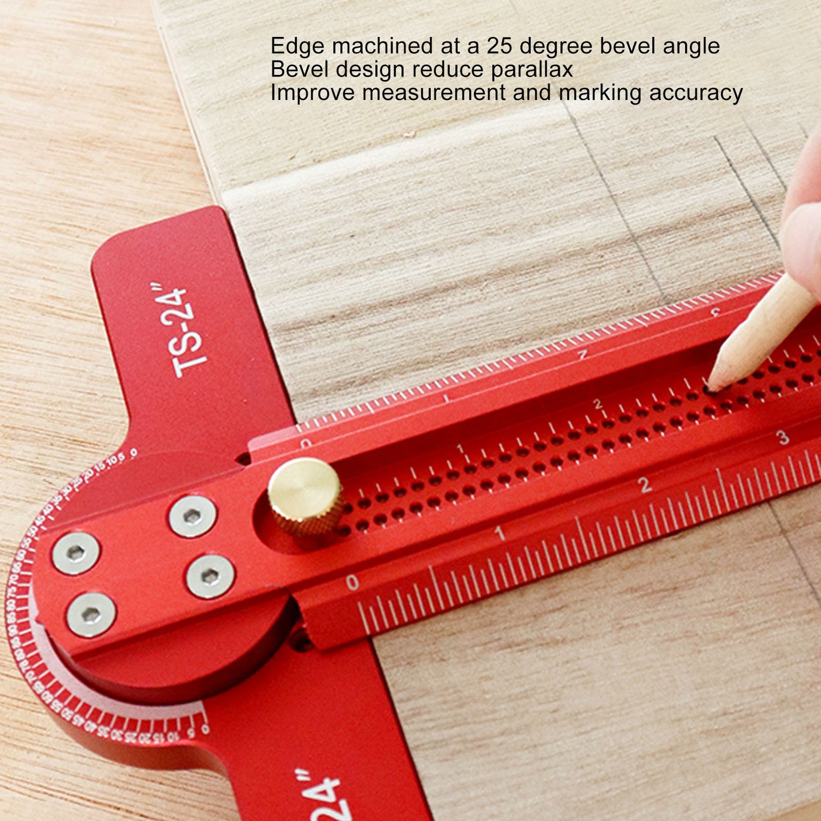 ya 14 T Square Ruler Protractor Angle Finder For Crafting Aluminum Alloy Woodwork