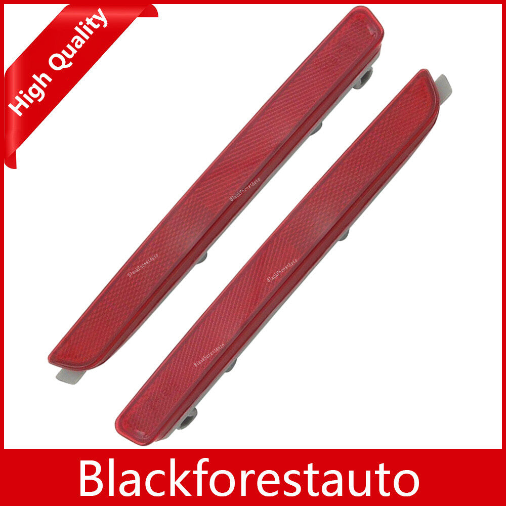 ya 27 6.21 Rear L+R Side Bumper Tail Light Reflector Lamp Red Lens for Mazda 26 CX-7 CX-9