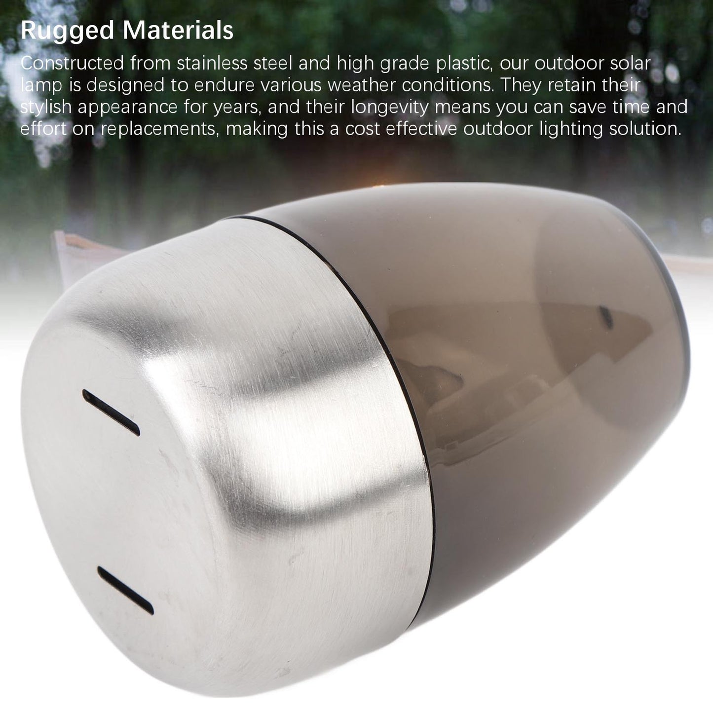 ya 14 Black Solar Candle Light Rai Proof Decorative Solar For Paths