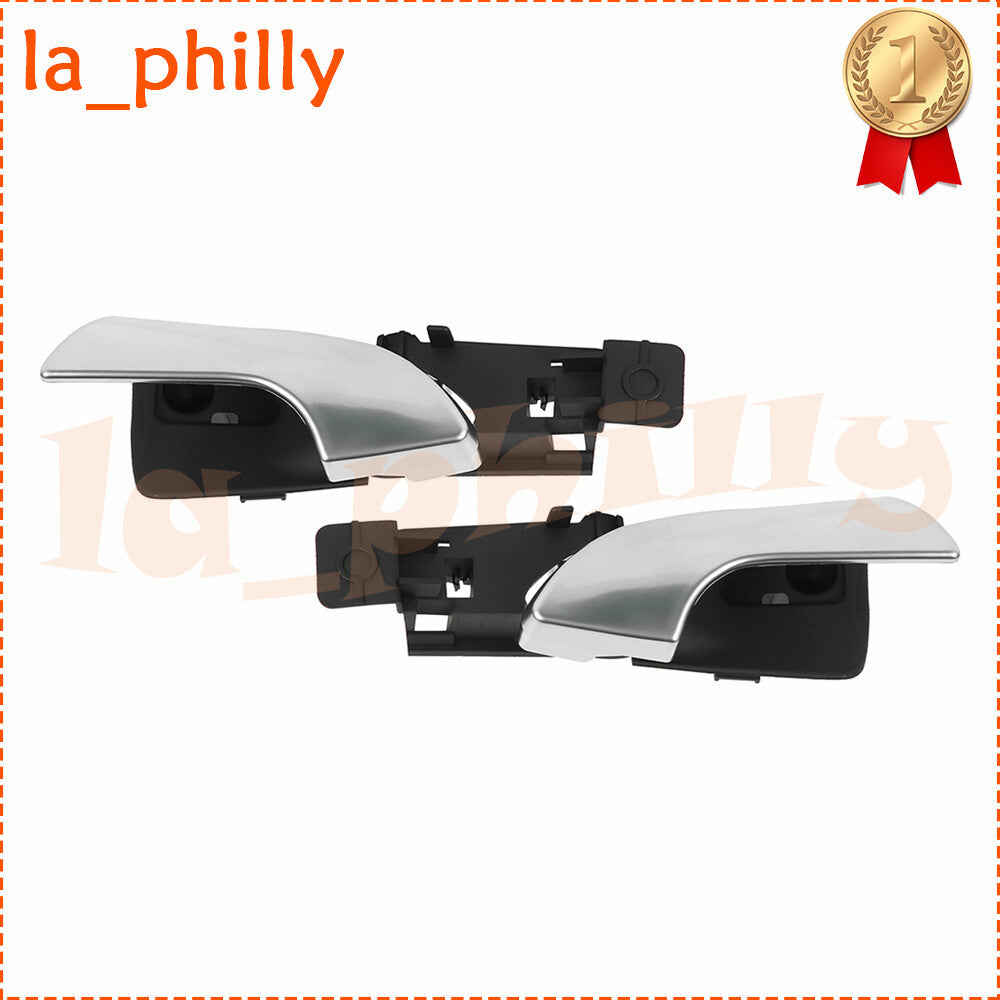 ya 13 5.27 Pair Door Handle Front Right+Left Side Inner Chrome For Alfa Giulietta 2010-19