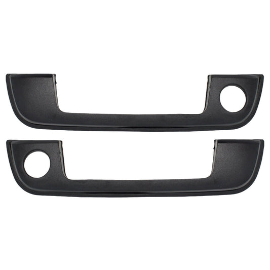 ya 13 5.27 Pair of Door Handle Covers w/Seal Fit for BMW E36 3-Series E34 5-Series Z3 Black New