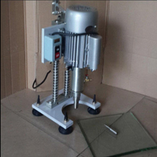 110V Small Hand Glass Drilling Machine Mini Glass Punching Reamer Machine