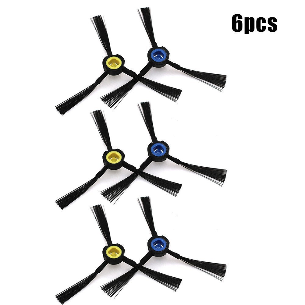 ya 25 High Quality Side Brush Brushes PVC Robotic Silicon Vacuum Cleaner 6pcs