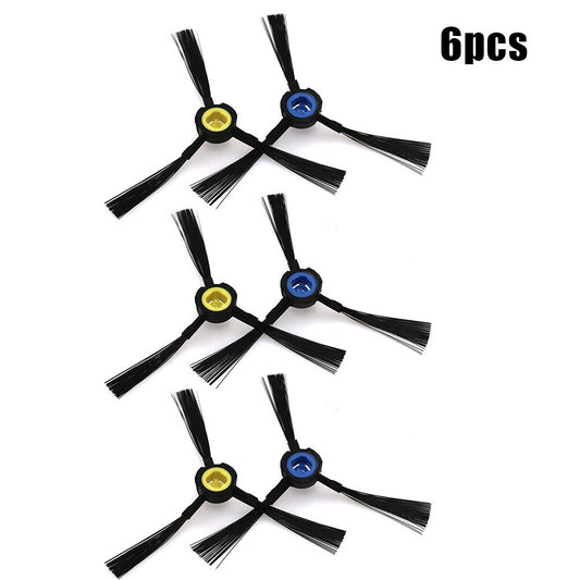 ya 25 High Quality Side Brush Brushes PVC Robotic Silicon Vacuum Cleaner 6pcs