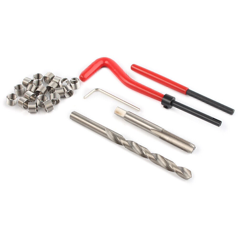 ya 5 8.7 25pc M7x1.0 Metric Thread Repair Install Tool Insert Kit M12 Helicoil Coil DO