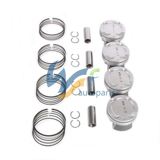 ya 3 6.25.2 2.0T Pistons & Rings +0.5 Kit Fit for BMW 320i 420i X1 X4 11259468870