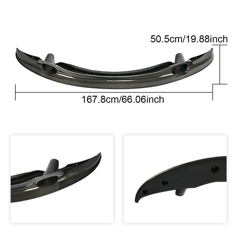 ya 11 10.28 Carbon Fiber Front Bumper Lip Splitter For 2008-13 E92 E93 E90 M3 GT4 Style