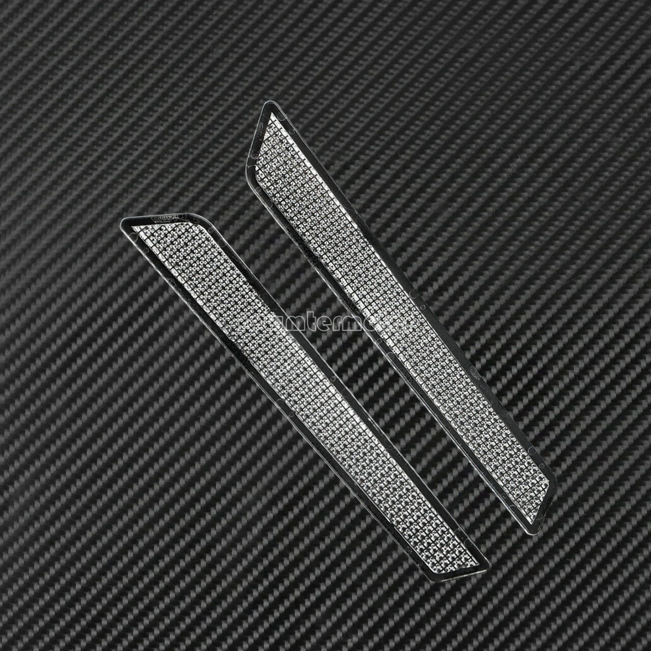 ya 12 5.21 Clear Saddlebag Guard Latch Cover Reflectors Fit For Touring Road Glide 14-19