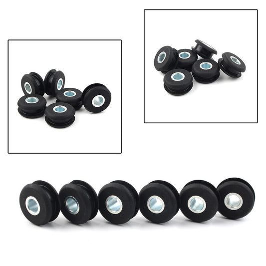ya 3 6.23 6¡Á Black Gas Tank Mounts Rubber Grommets Fit for Harley Softail