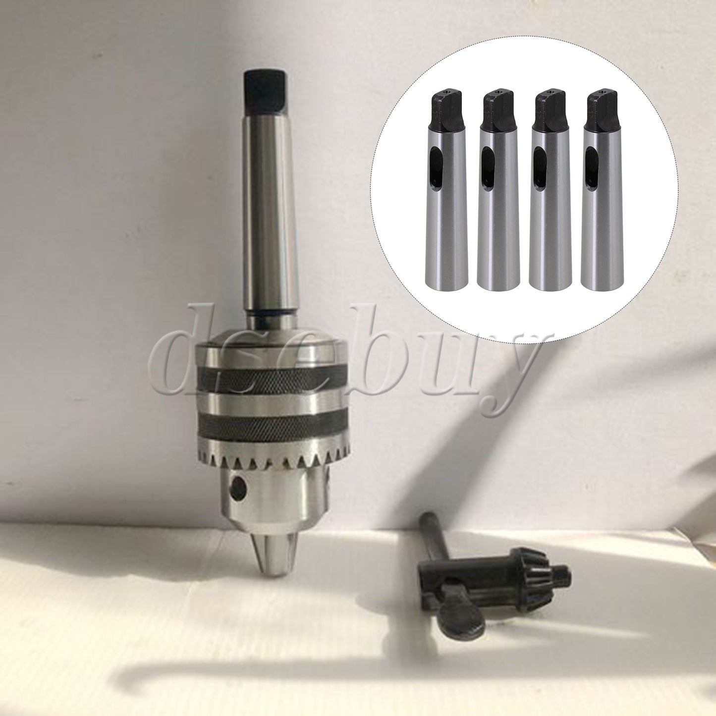 ya 25 4 Pieces MT2 to MT3 Taper Adapter Reducing Drill Sleeve Tools 4.41x0.98inch