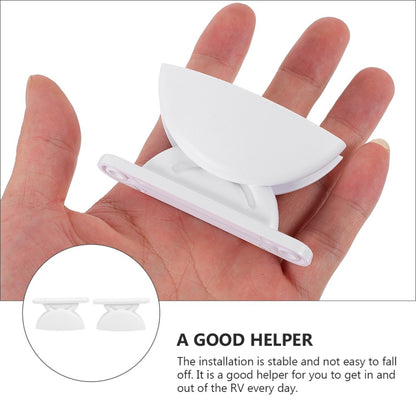 ya 5 8.7 2 Pcs Door Limiter Motorhome Catch Baffle Camper Latch Stop Stopper
