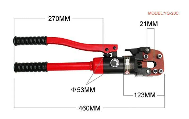 ya 25 Hydraulic Wirerope Cutter YQ-20C Steel Core Aluminum Stranded Wire Scissor