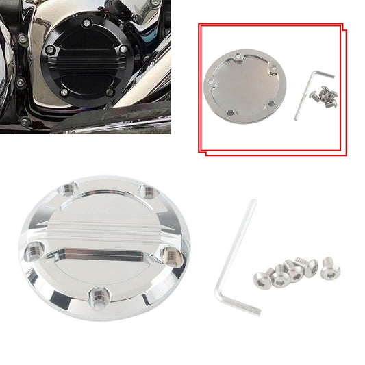ya 1 7.4 Chrome Timer Timing Cover for Harley Twin Cam 99-17 Dyna Electra Glide Road King