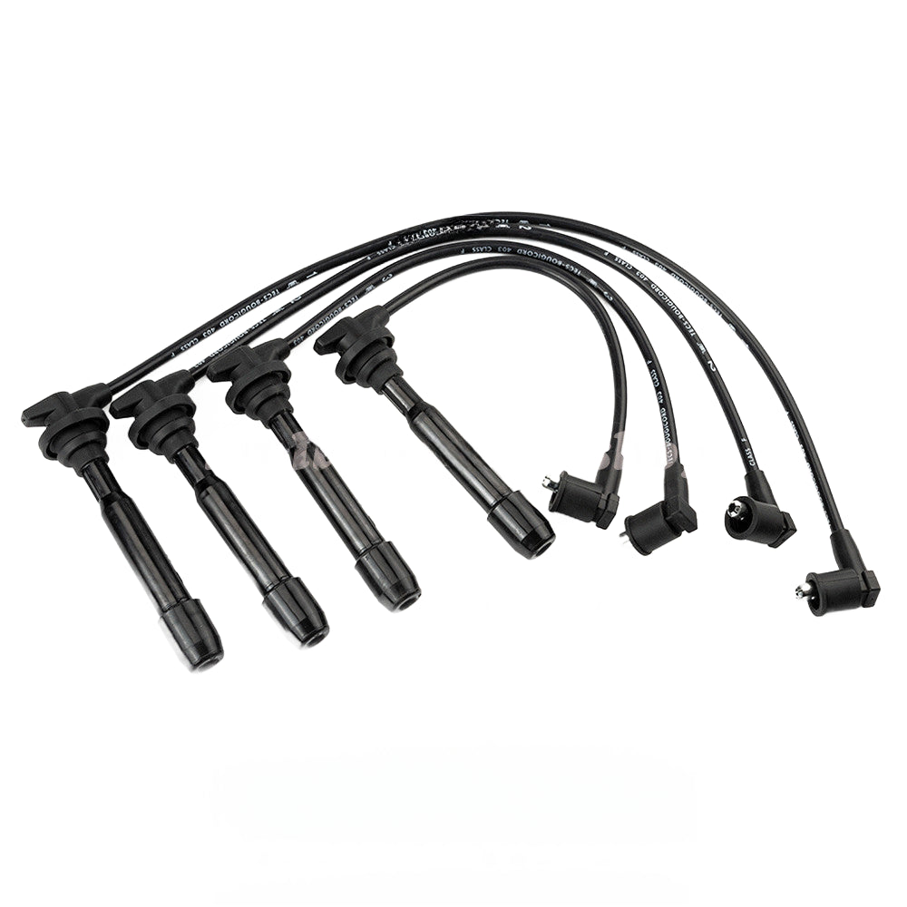 ya 12 10.30 4*Spark Plug Ignition Wire Set for Hyundai for Elantra Tiburon for Kia Spectra Soul L4