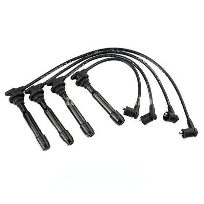 ya 12 10.30 4*Spark Plug Ignition Wire Set for Hyundai for Elantra Tiburon for Kia Spectra Soul L4