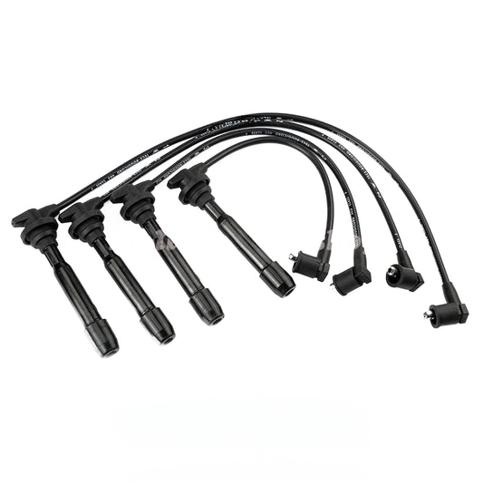 ya 12 10.30 4*Spark Plug Ignition Wire Set for Hyundai for Elantra Tiburon for Kia Spectra Soul L4