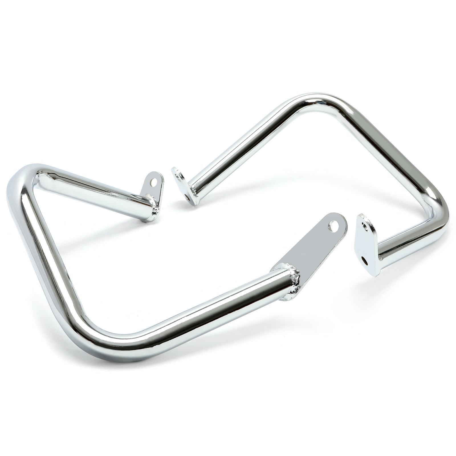 ya 5 8.7 Pair Chrome Engine Guard Crash Bar for Yamaha XVS650 V-Star 400 650 1998-2016
