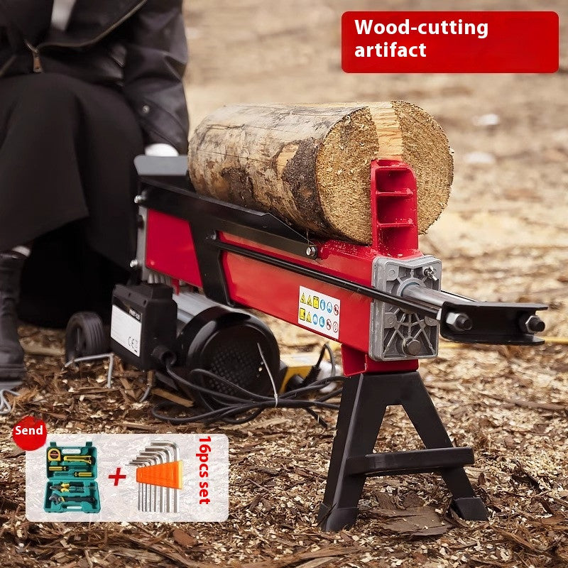 ya 26 8.1 Small Home Firewood Splitter Automatic Firewood Cutting and Splitting Machinea
