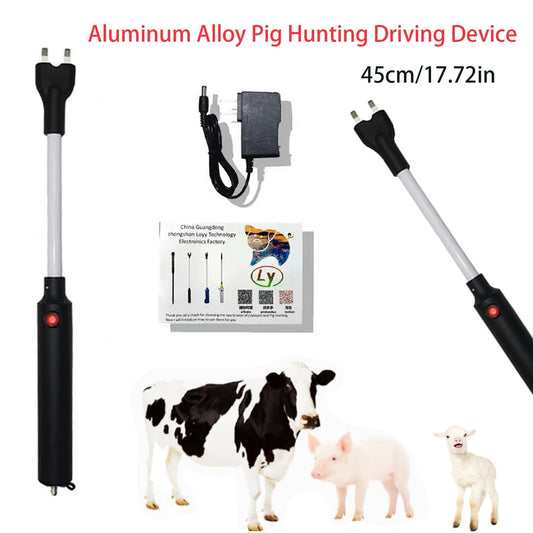 Rechargeable Livestock Prodw/Electric Cattle Prod Stick for Cow Pig Goat 17.72in