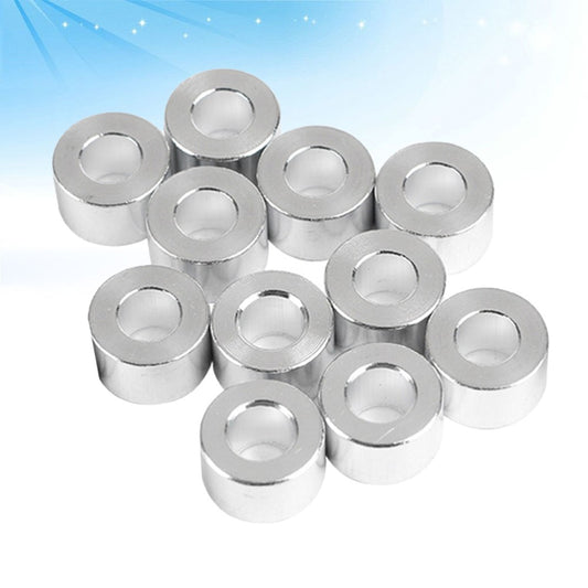 ya 8 5.27.2 10 Pcs Flat Gasket Sleeve Silver Aluminum Bushing Bushings 3d Printer