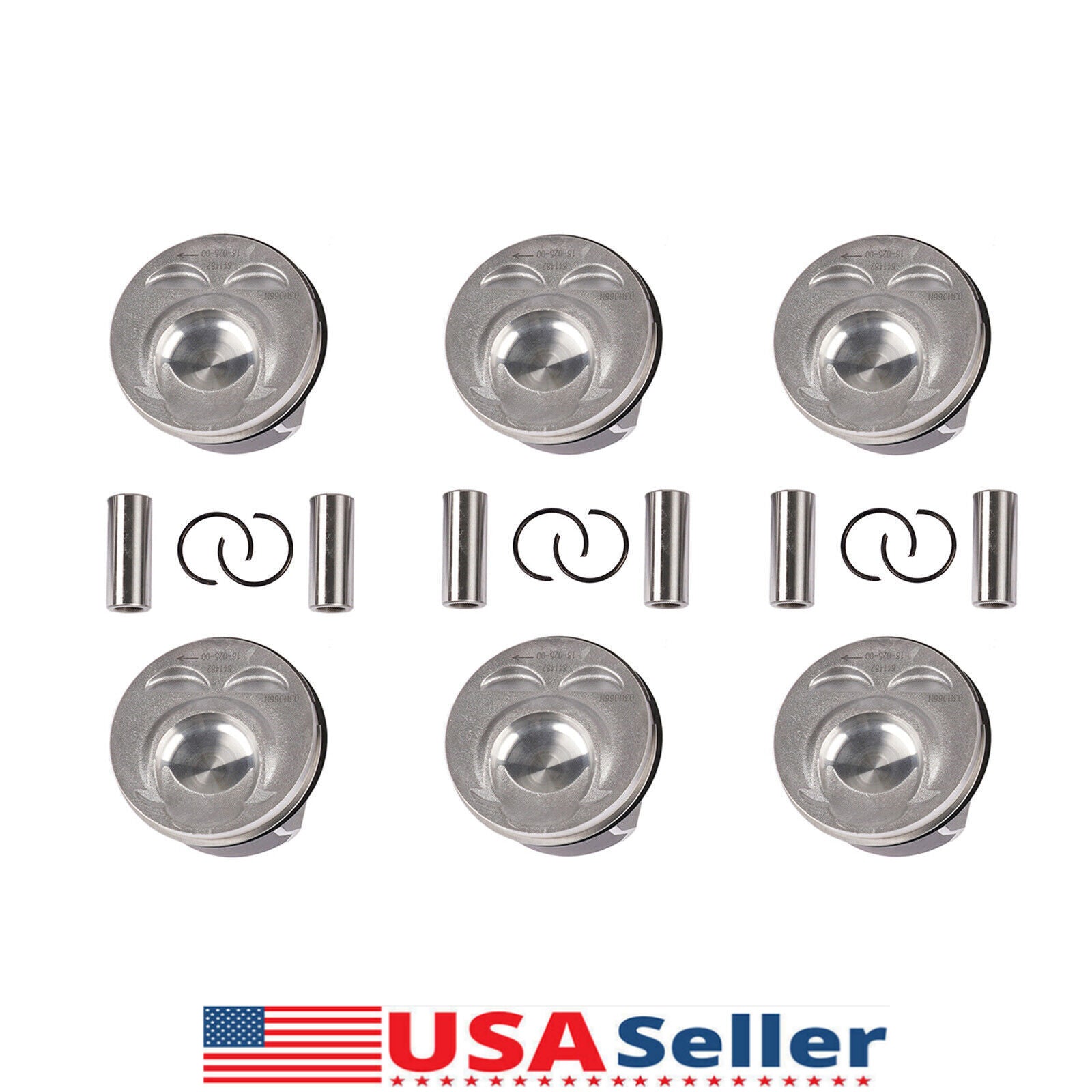 ya 3 6.25.2 6-piece piston ring set for Audi Q7 for VW for Passat Touareg CC VR6 3.6L engine 03H198151B
