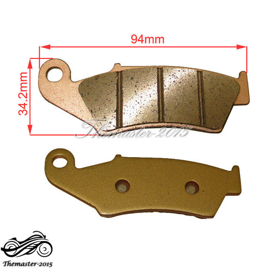 ya 1 7.8 Sintered Brake Pads for Suzuki RM 125 RMX 250 DRZ250 DRZ400 RMZ250 RMZ450 DR350