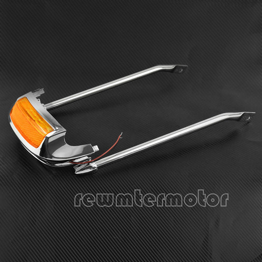ya 7 6.10.2 Air Wing Front Fender Rail Tip Light Fit for Harley Touring FLHTCU FLHTCUL 14-20