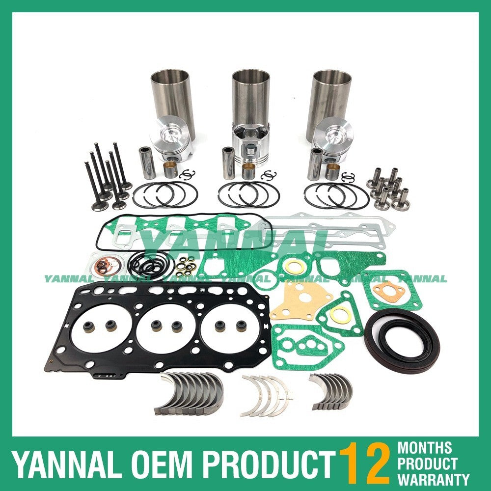ya 27 7.2 3TNE84 3D84-3 Overhaul and Rebuild Kit Piston Gaskets for Yanmar, Komatsu, and