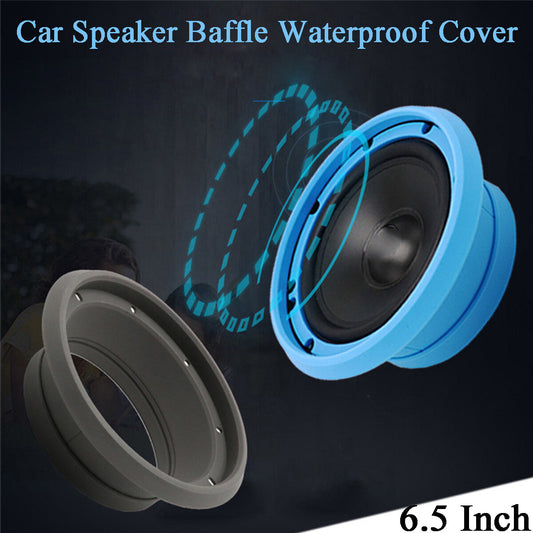 ya 2 6.26 2pcs 6.5 Car Audio Speaker Waterproof Cover Silica Gel Seal Mount Adapter Rings