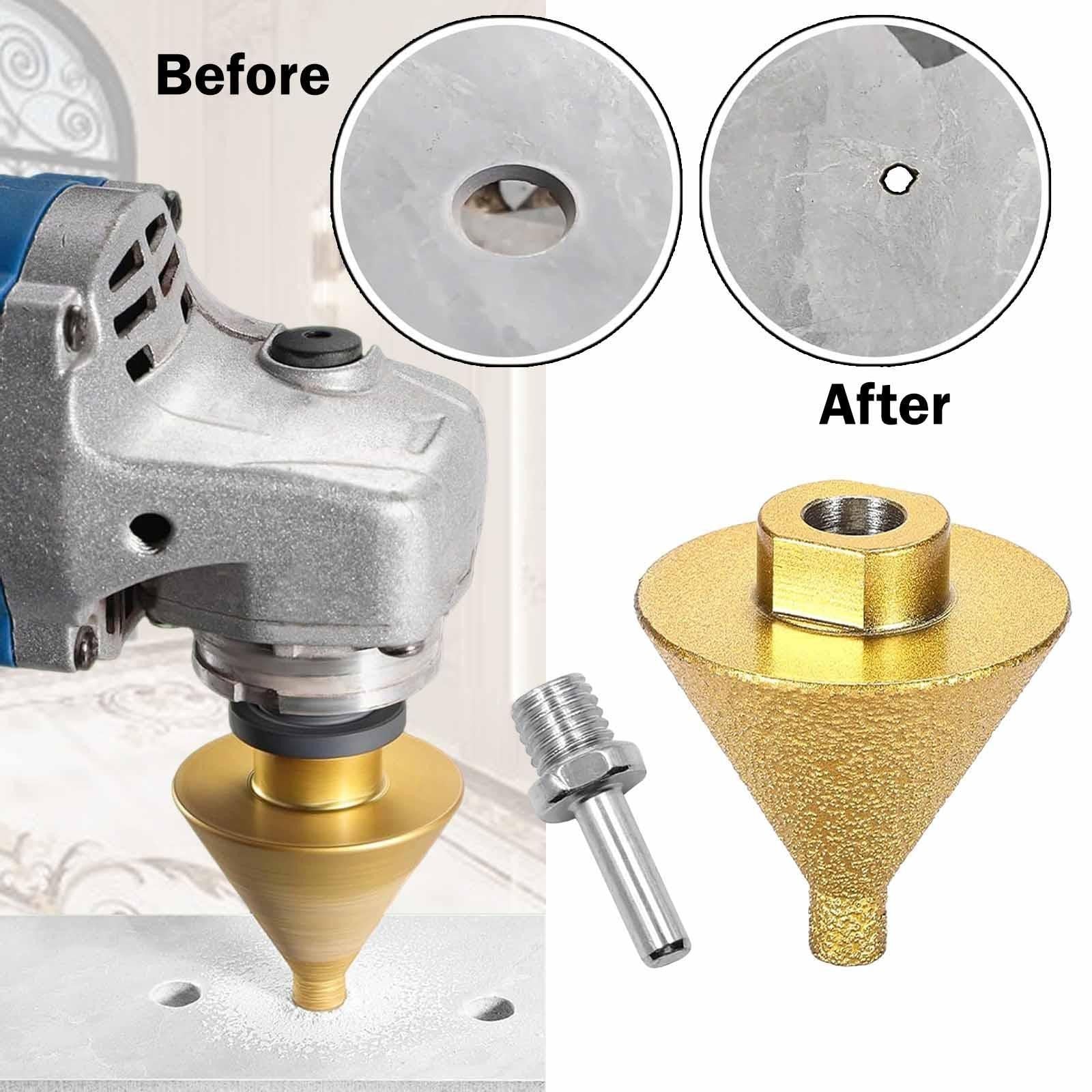 ya 25 Beveling Chamfer Bit 38mm Easy to Use M10 Thread for Tiles Porcelain Wood