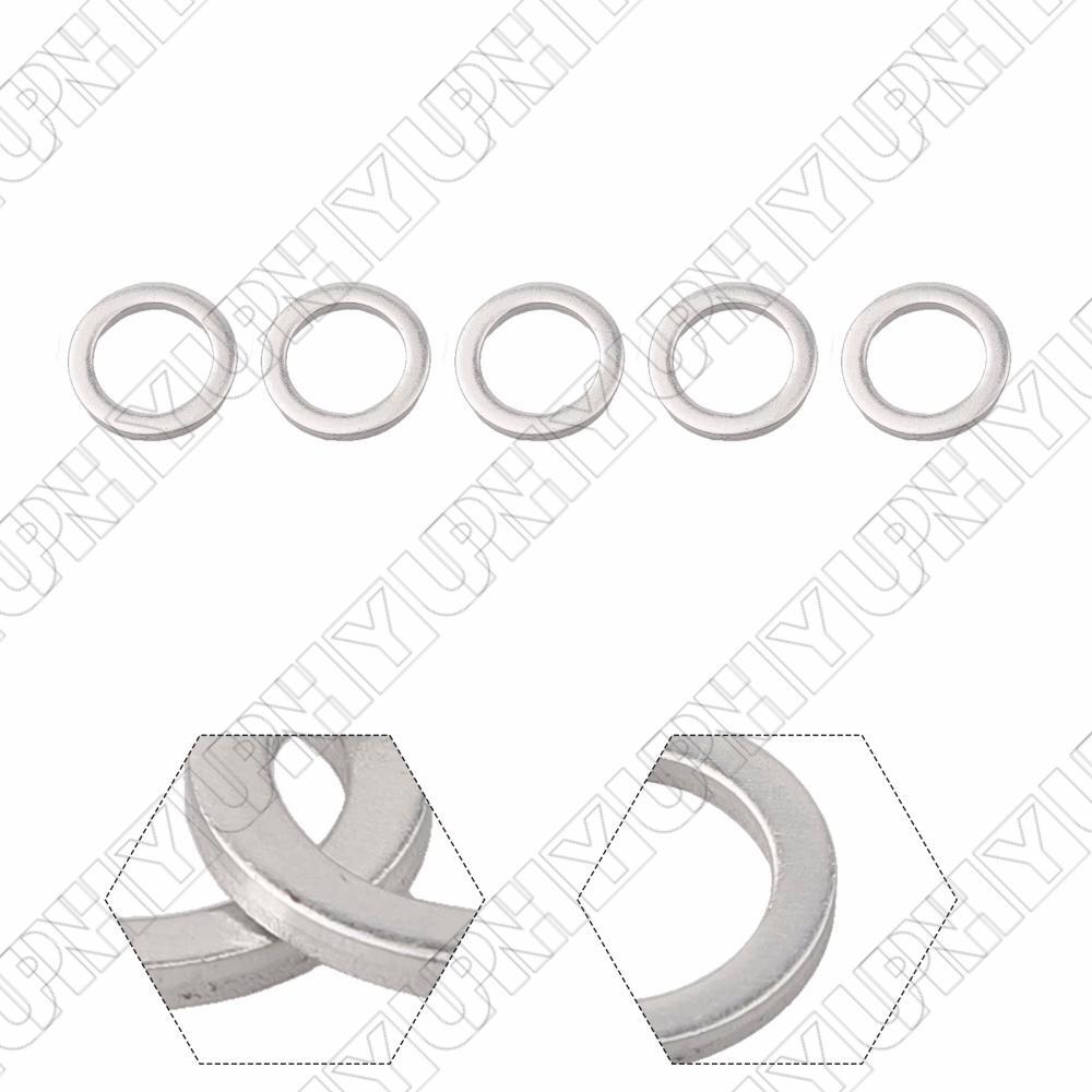 ya 5 8.7 5Pcs Engine Oil Drain Plug Gaskets 21513-23001 for Hyundai Accent for Kia Optima Rio