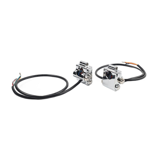 ya 1 7.4 Motorycle CNC 1 25mm Handlebar Switch Controls Housing for Harley Universal