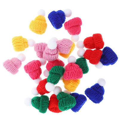 ya 25 24 Pcs Santa Hat Baby Hats for Crafts Knitting Toy Or ments
