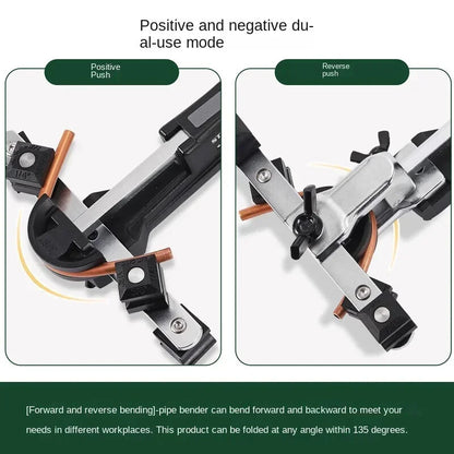 ya 26 Manual Pipe Bender Copper Aluminum Pipe Universal 90¡« Positive and Negative