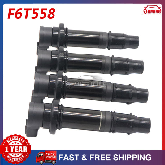ya 2 6.27 4PCS Ignition Coil for Yamaha 2002-2006 YZF-R1 YZF-R6 Vmax 1700 FZ1 FZS1 F6T558