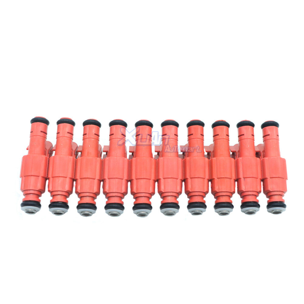 ya 5 8.7 0280155917 10pcs Fuel Injector for Ford F250 F350 F450 F550 6.8L V10 2000 - 2004