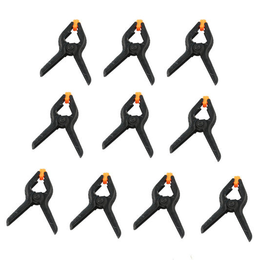 ya 28 10Pcs Heavy Duty Plastic Nylon Spring Clamp Clip Photography Woodworking
