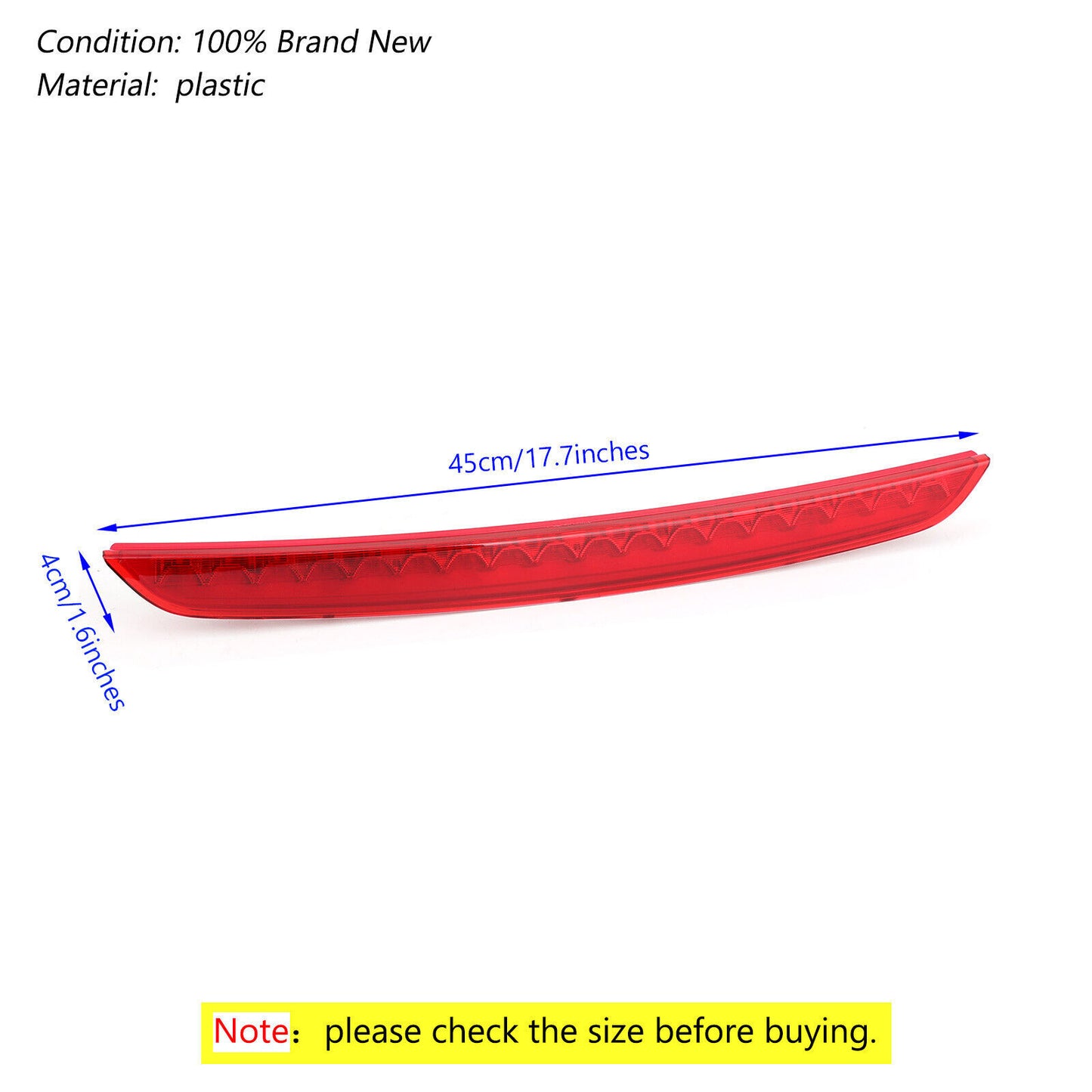 ya 1 8.5.3 8J0945097 Rear LED Third 3RD Brake Light Stop Lamp Fits for Audi MK2 TT 2007-2014