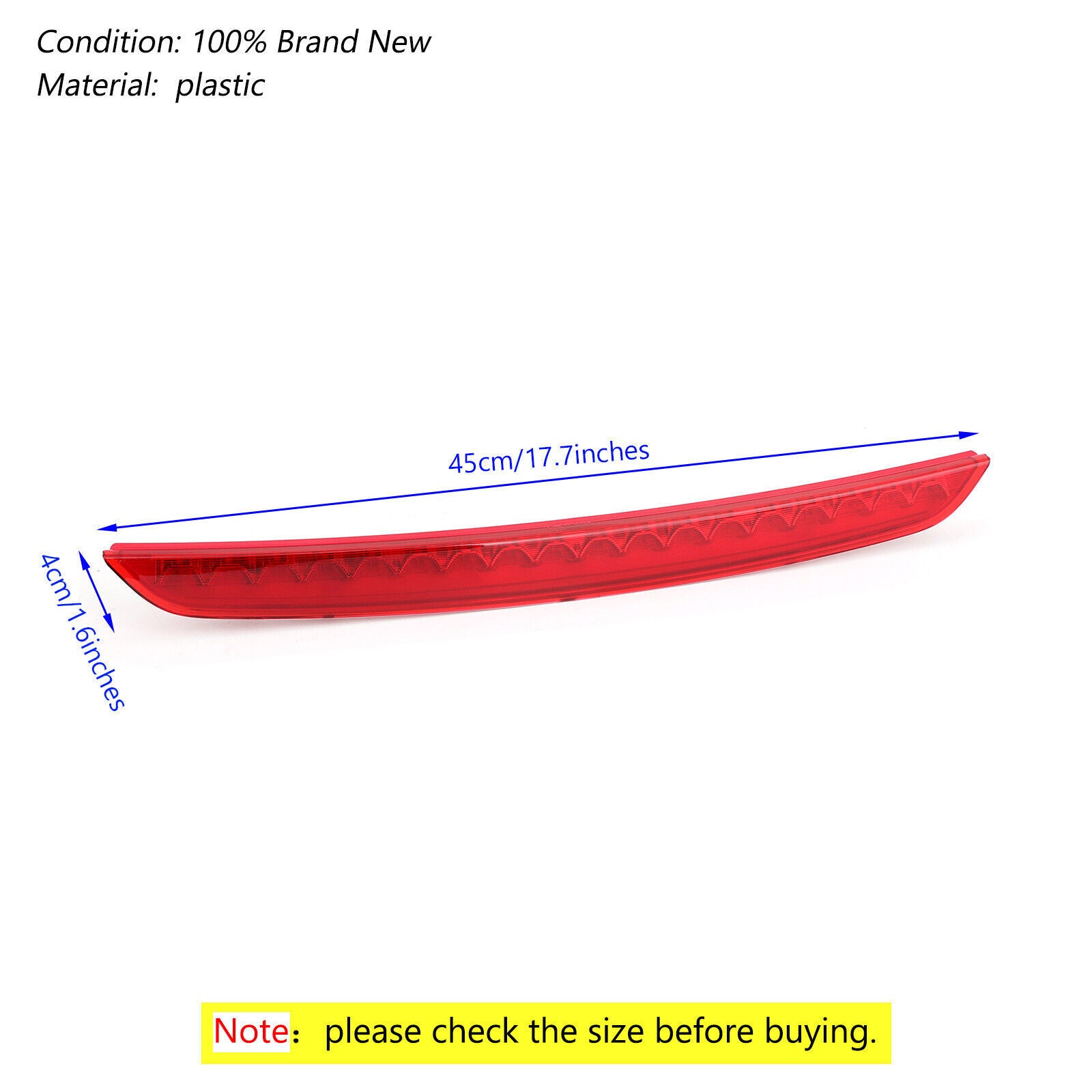 ya 1 8.5.3 8J0945097 Rear LED Third 3RD Brake Light Stop Lamp Fits for Audi MK2 TT 2007-2014