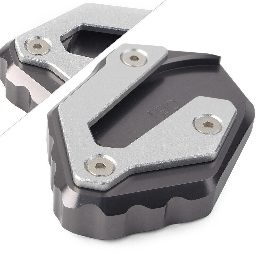 ya 4 6.17 Kickstand Side Stand Extension Pad Fit for Yamaha MT-07 14-18 XSR700 16-17 Titanium