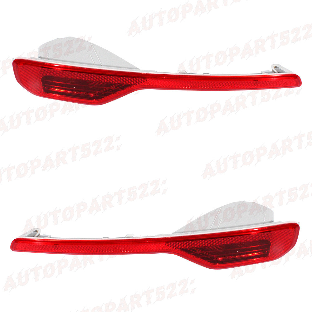 ya 2 7.16 Suitable for Volvo XC40 2018 - 2023 Pair of LH&RH Red Rear Bumper Reflector Lenses
